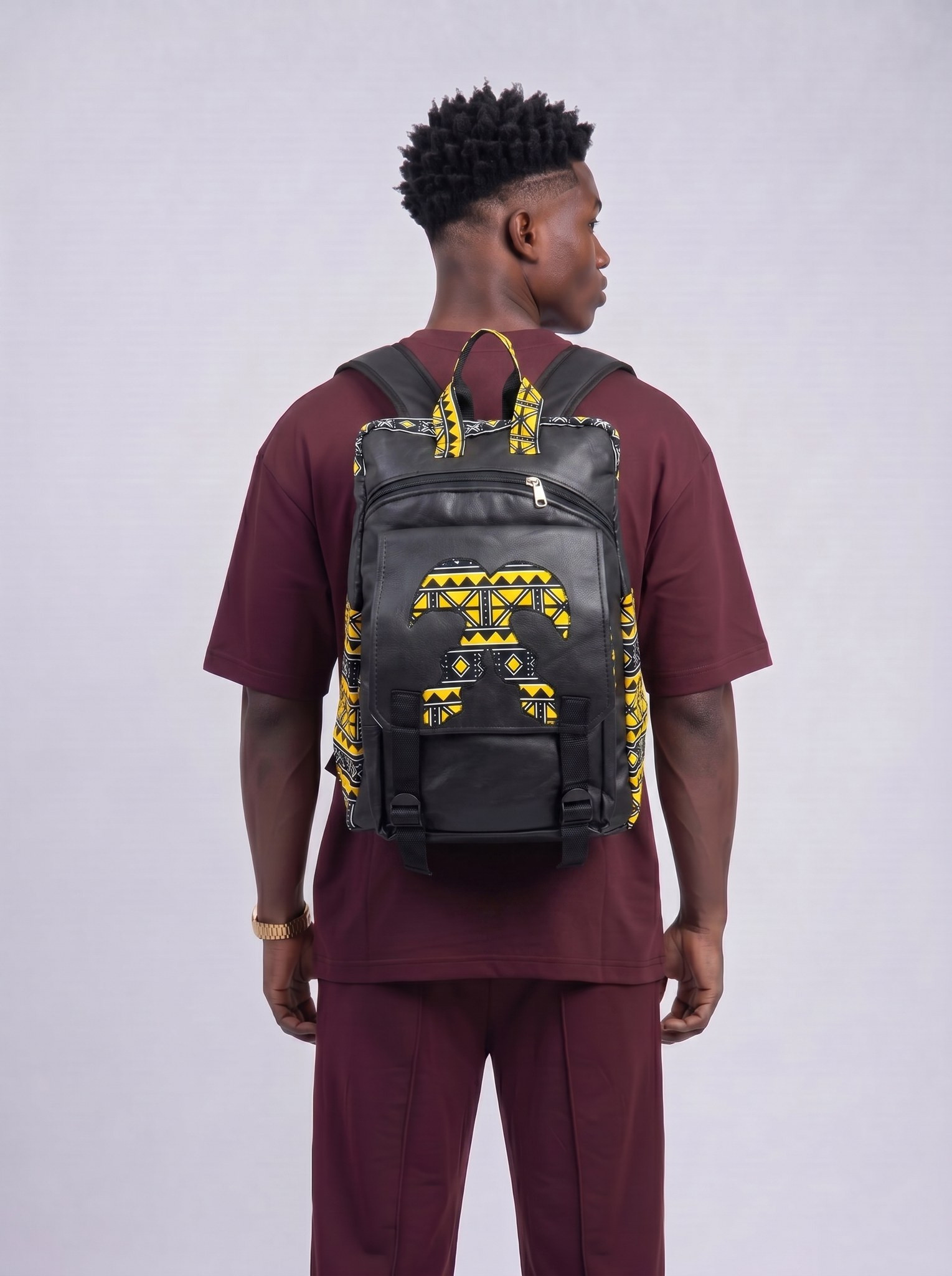 African Backpack – Akoben alternate view