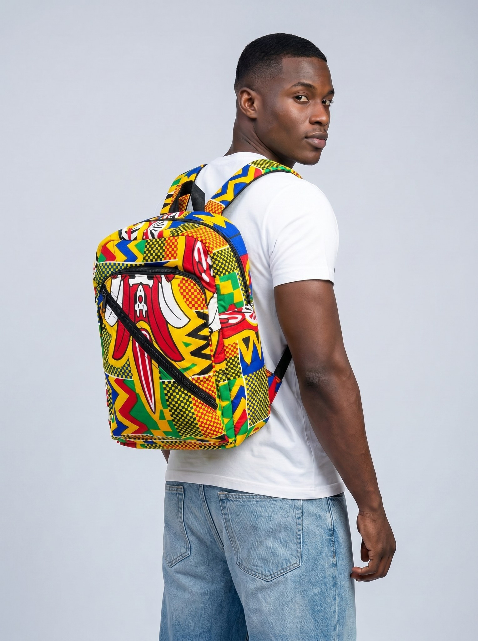 School Backpack – Nkyinkyim alternate view