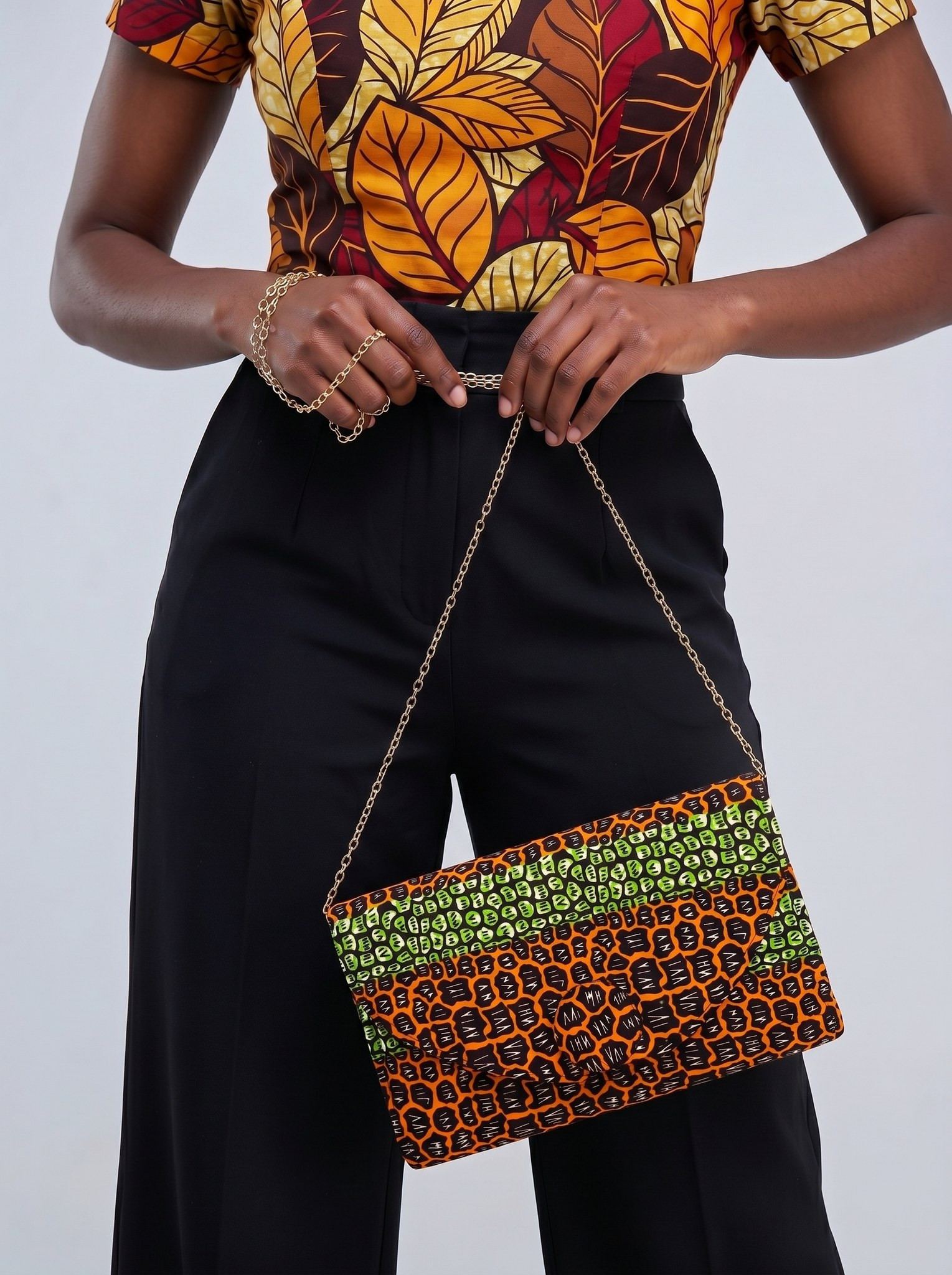 Crossbody Clutch Bag – Ankara Clutch | Adjorkor alternate view