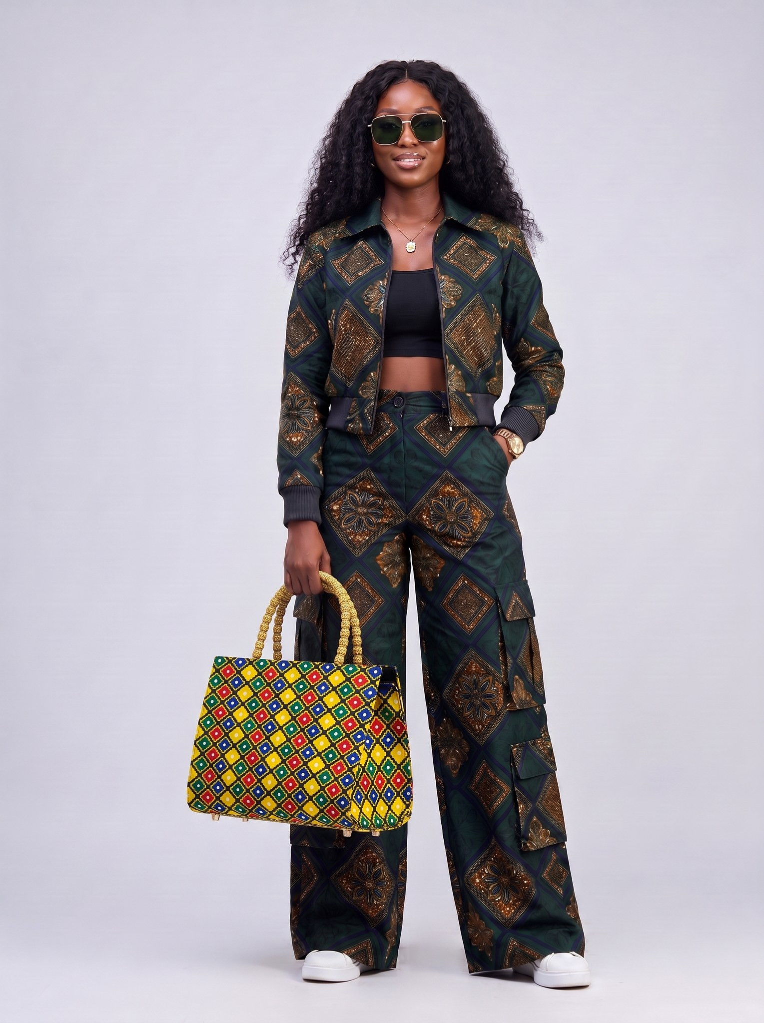 Ankara Tote Bag – Hand Made Bag | Funke alternate view