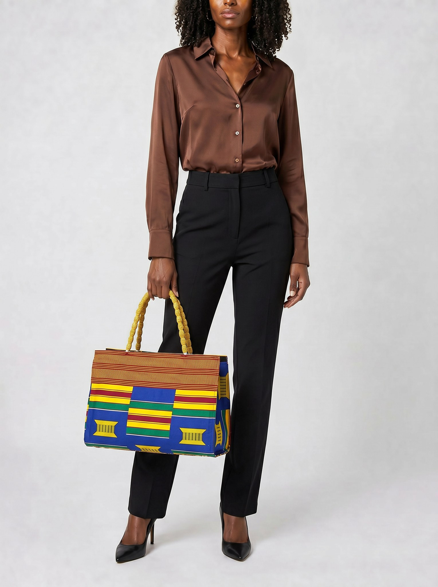 Ankara Tote Bag – Hand Made Bag | Casual Bag alternate view
