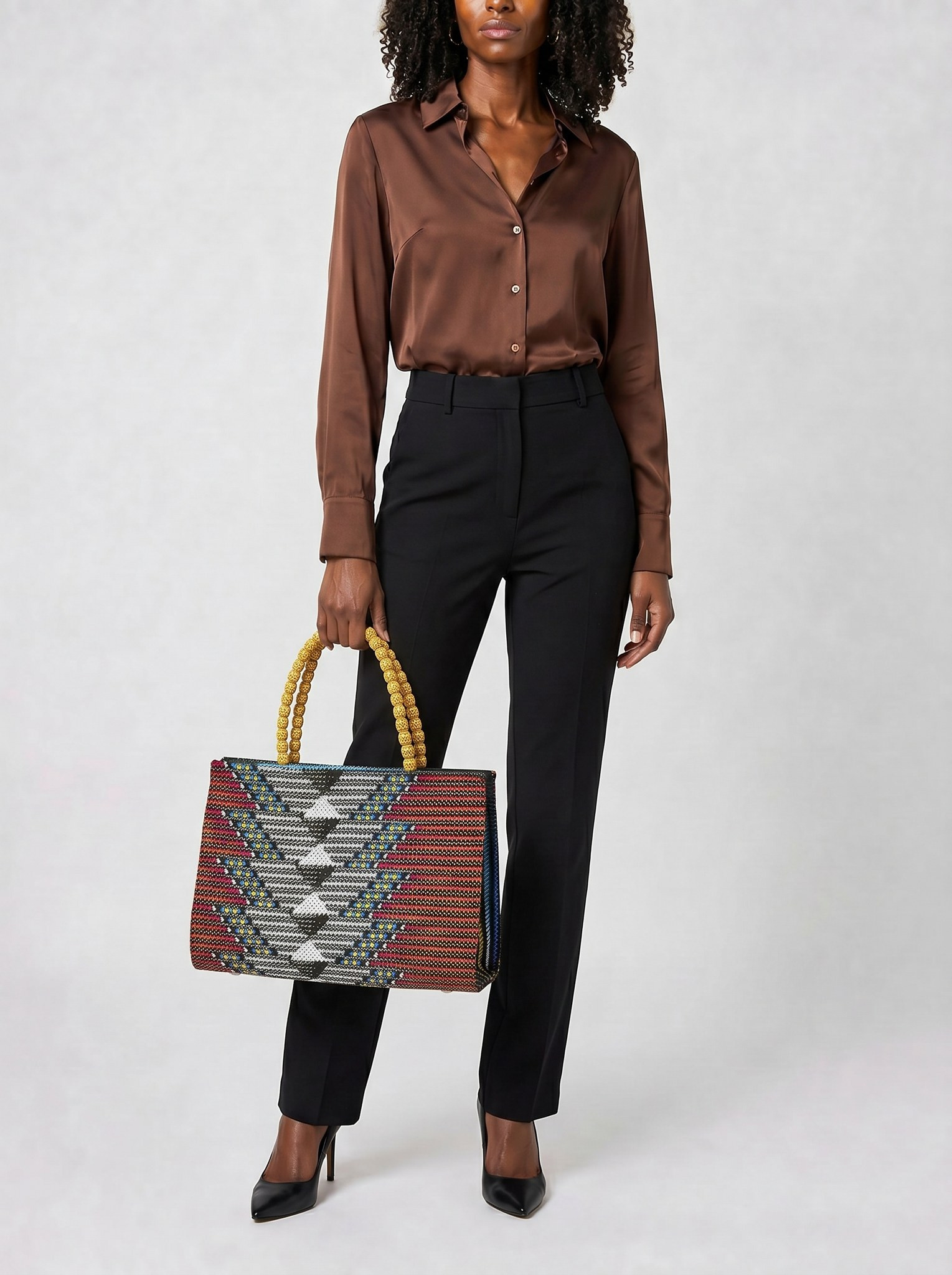 Ankara Tote Bag – Hand Made Bag | Travel Bag alternate view