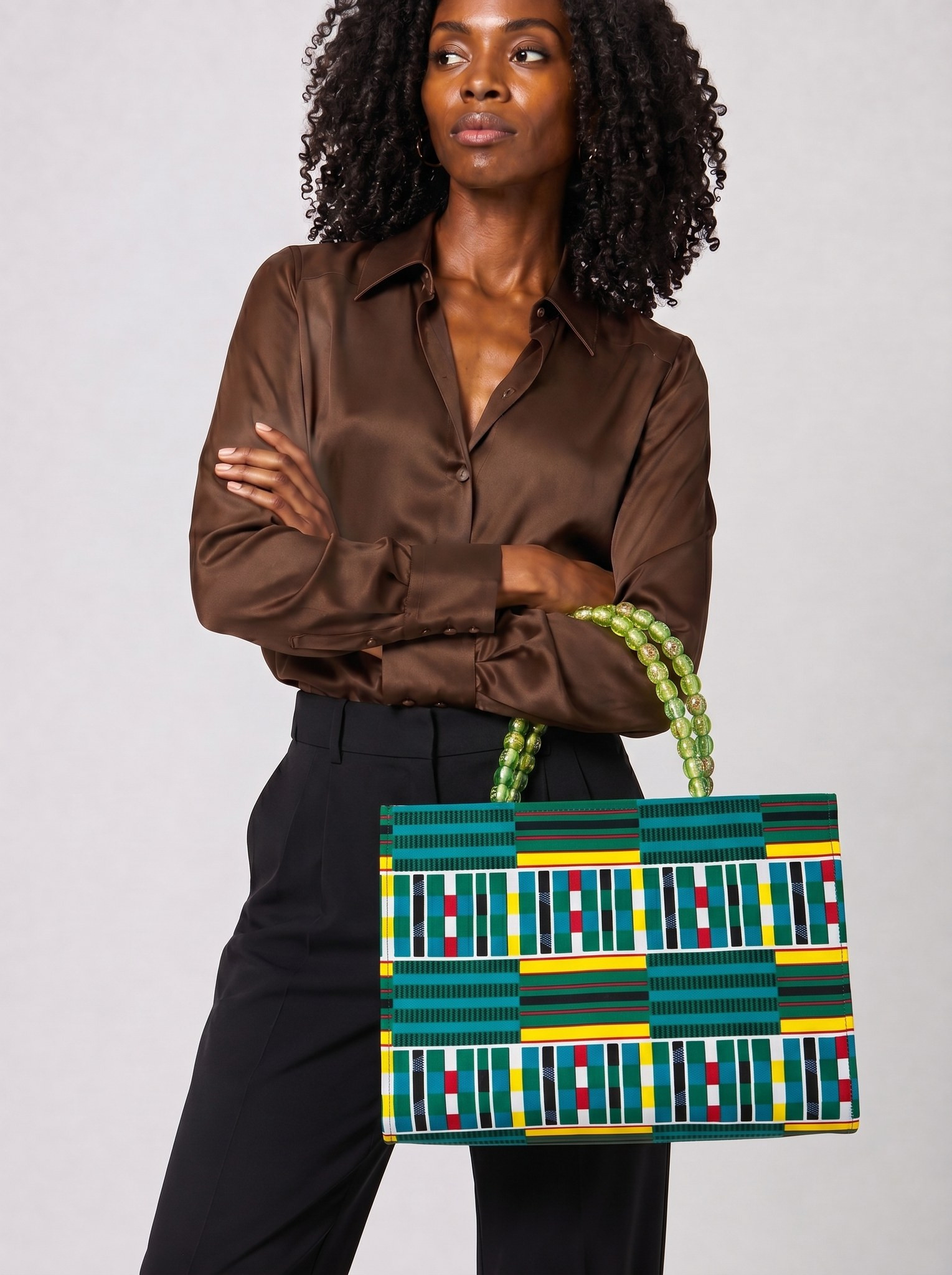 Ankara Tote Bag – Hand Made Bag | Afia alternate view
