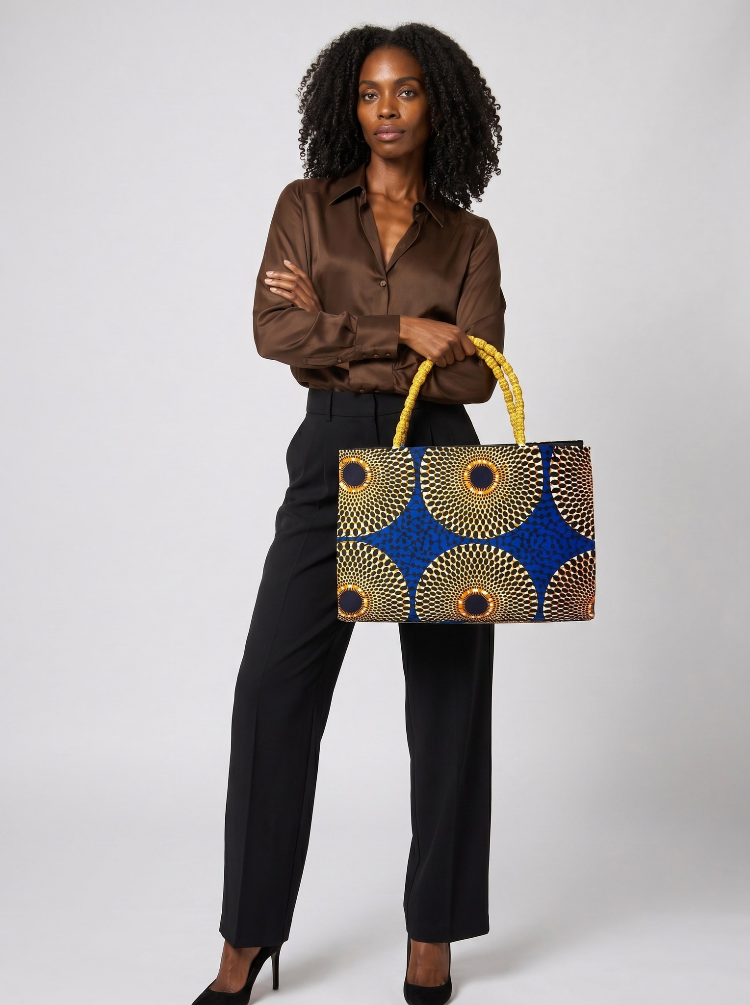 Ankara Tote Bag – Hand Made Bag | Ankara Purse alternate view