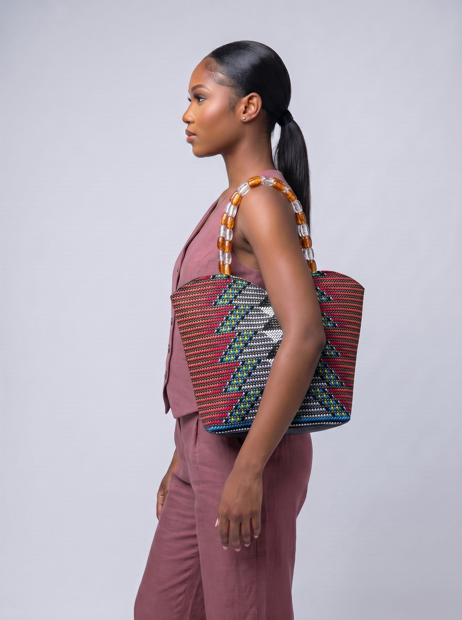 Shoulder Bag – African Print Design | Chiamaka alternate view