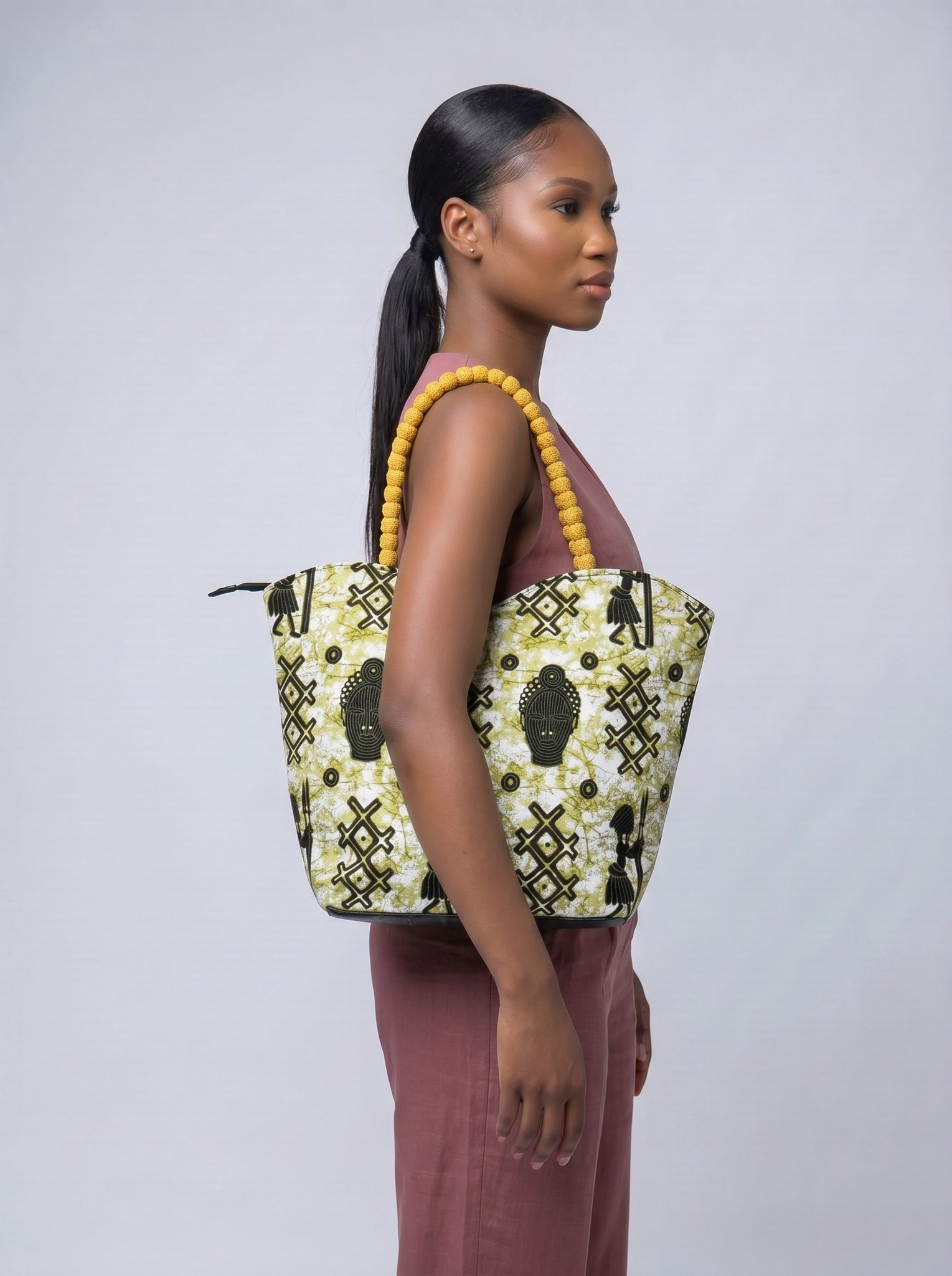 Shoulder Bag – African Print Design | feoma alternate view