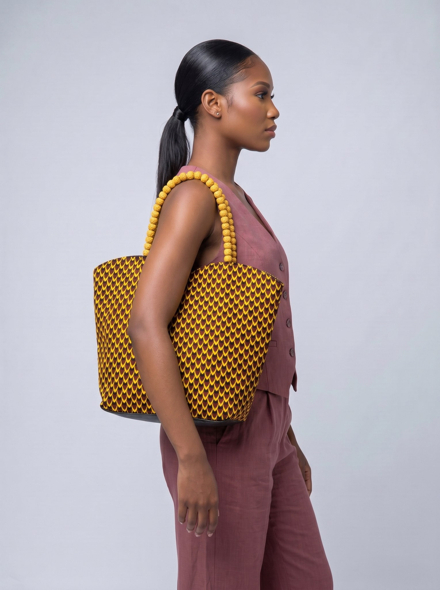 Shoulder Bag – African Print Design | Folake alternate view