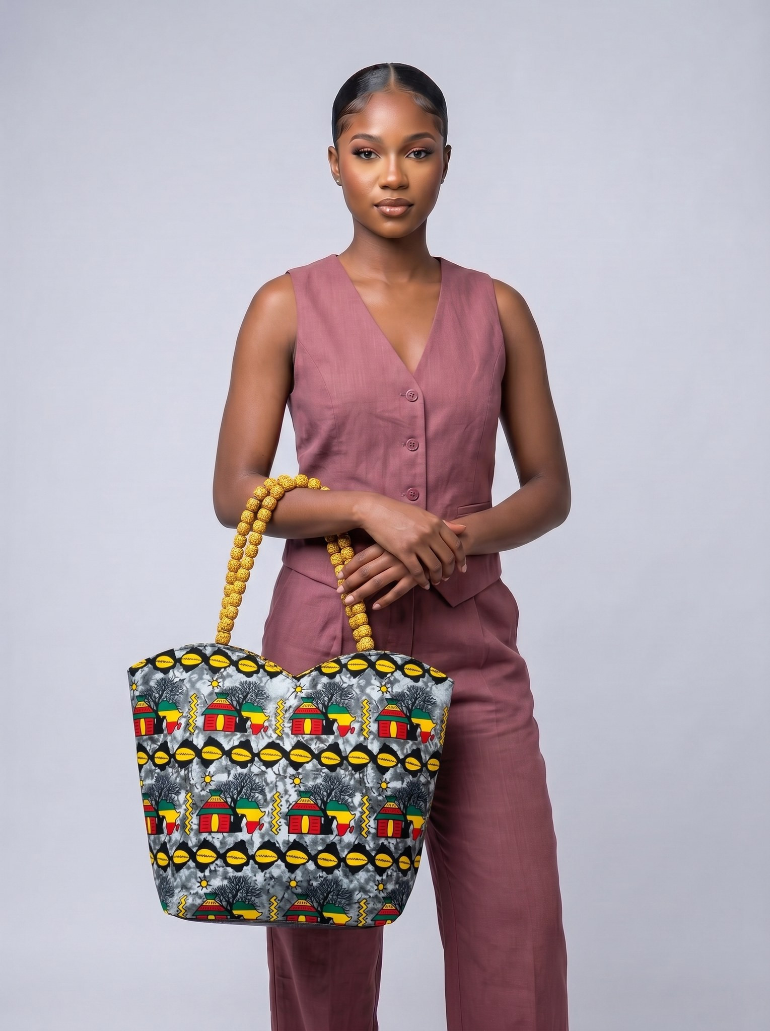 Shoulder Bag – African Print Design | Adanna alternate view