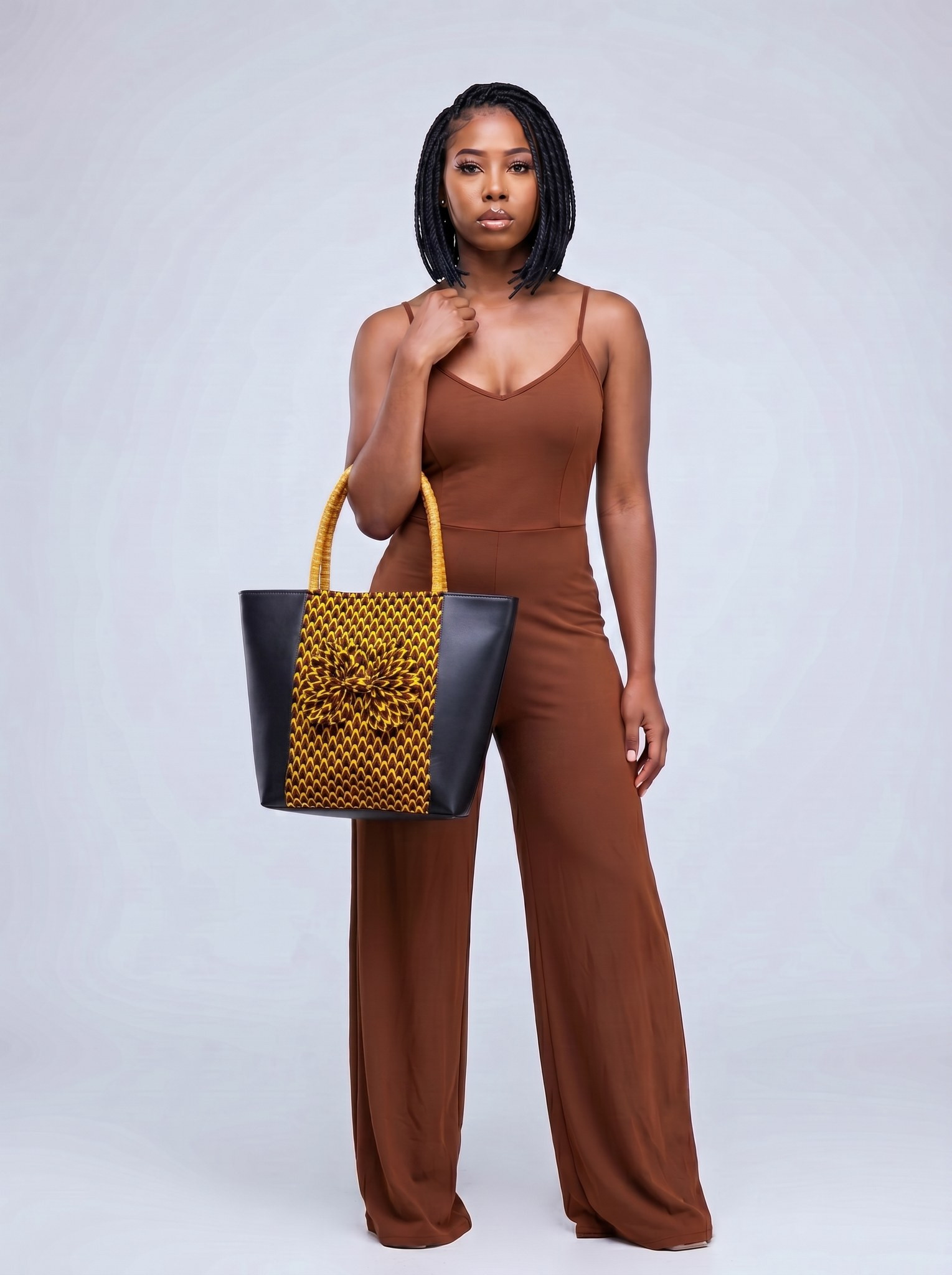 Shoulder Bag – Kente Tote Bag | Sankofa alternate view