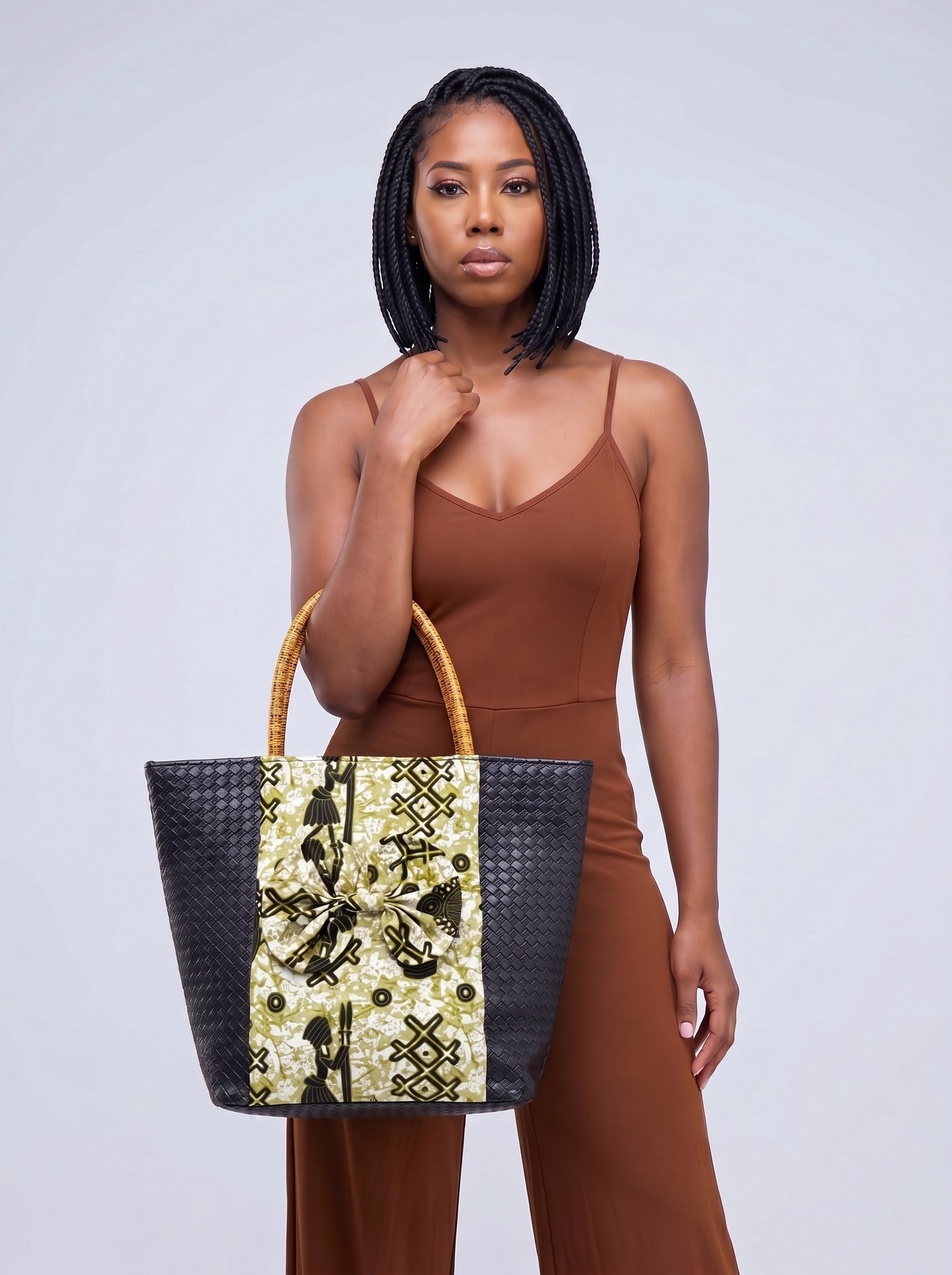 Shoulder Bag – Kente Tote Bag | Nkyinkyim alternate view