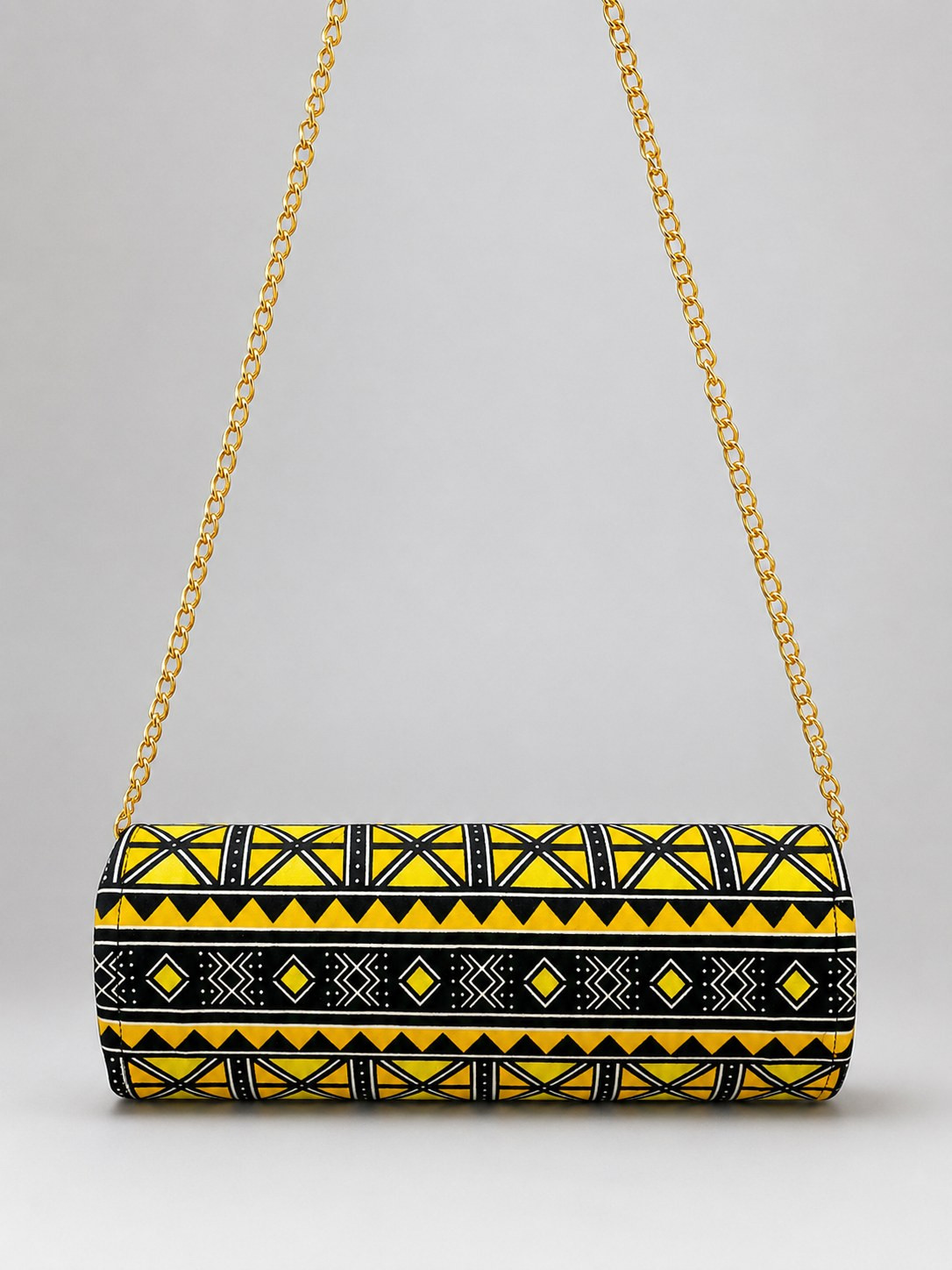 Chain Strap Shoulder Bag – African Print Clutch | Sahada alternate view