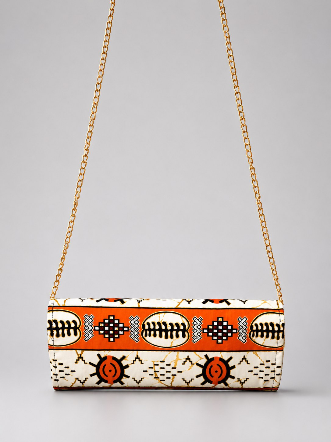 Chain Strap Shoulder Bag – African Print Clutch | Rosemary alternate view