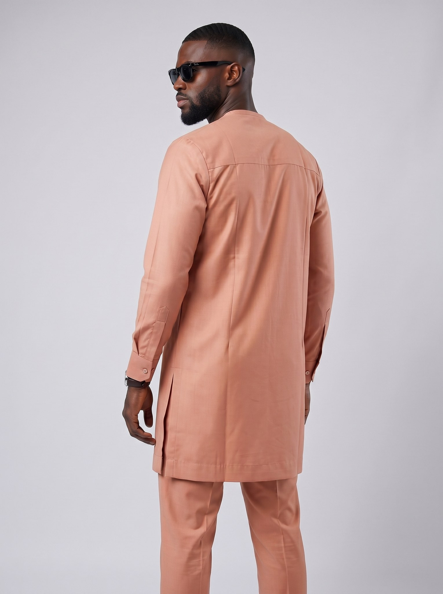 Safari Suit | Men's African Clothing |Senator CORAL alternate view