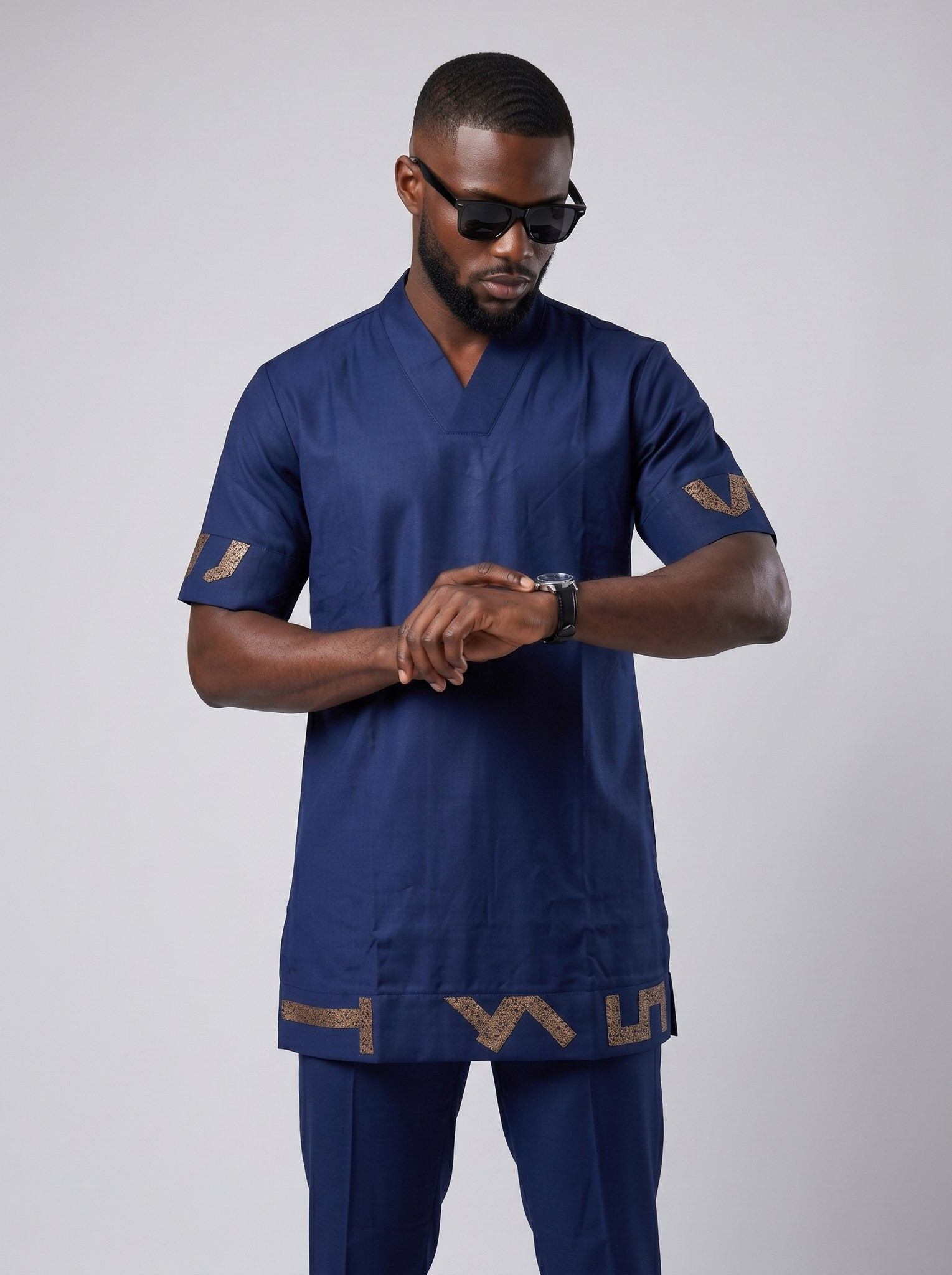 Safari Suit | Men's African Clothing | Saudatu alternate view