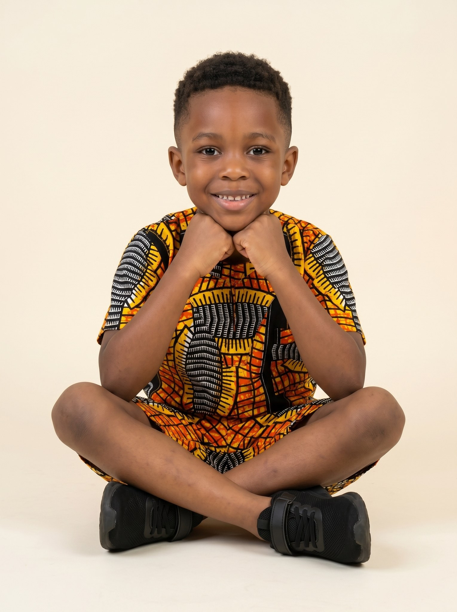 Kids Dashiki Clothing – African Print |Kwame alternate view