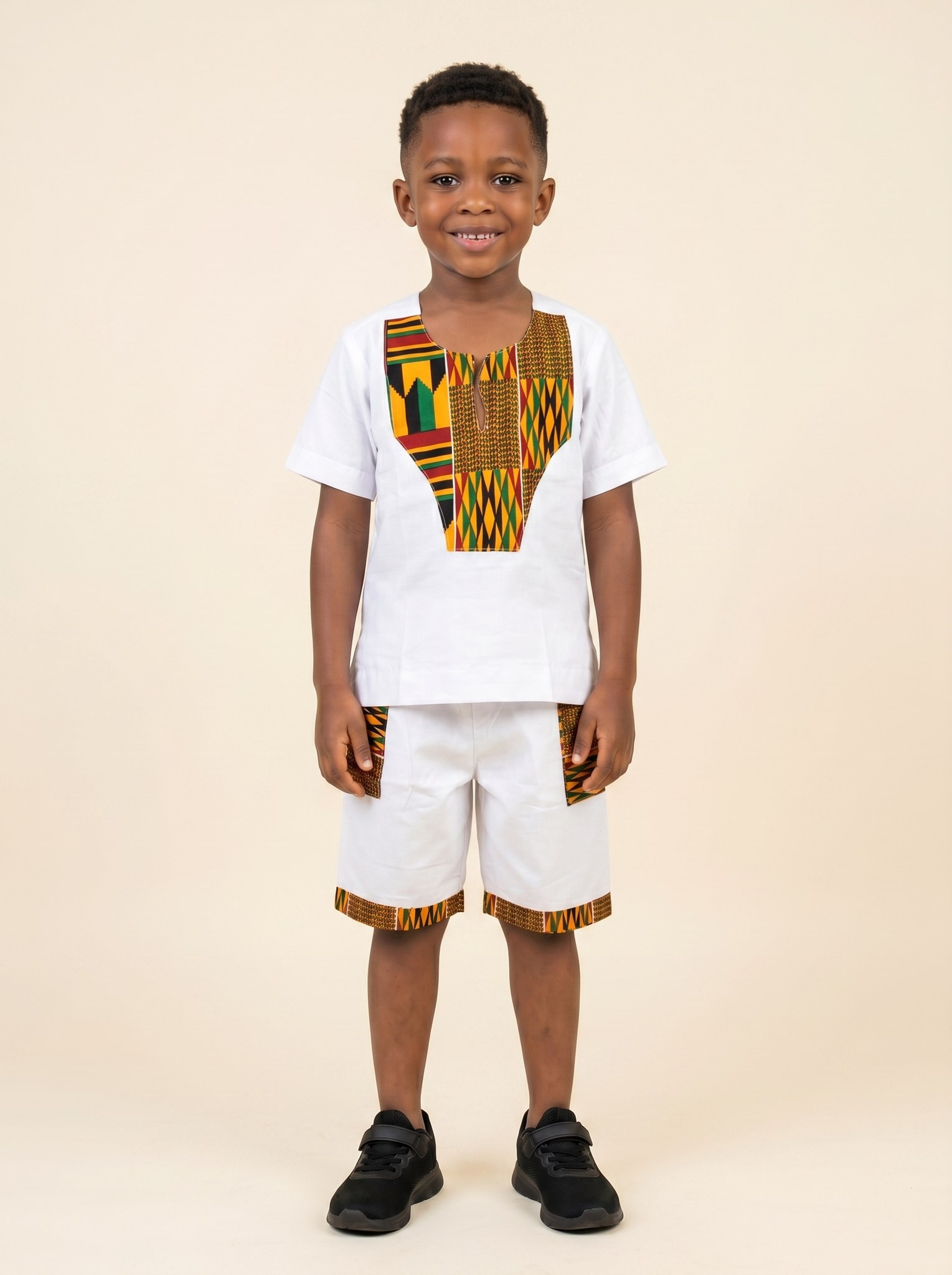 Kids Dashiki Clothing – African Print |Gentle Blend-3 alternate view