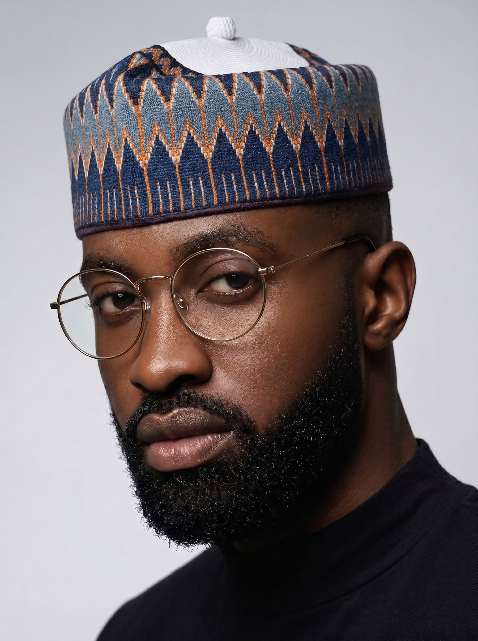 Igbo Cap | Traditional Igbo Hat | Ikenna alternate view