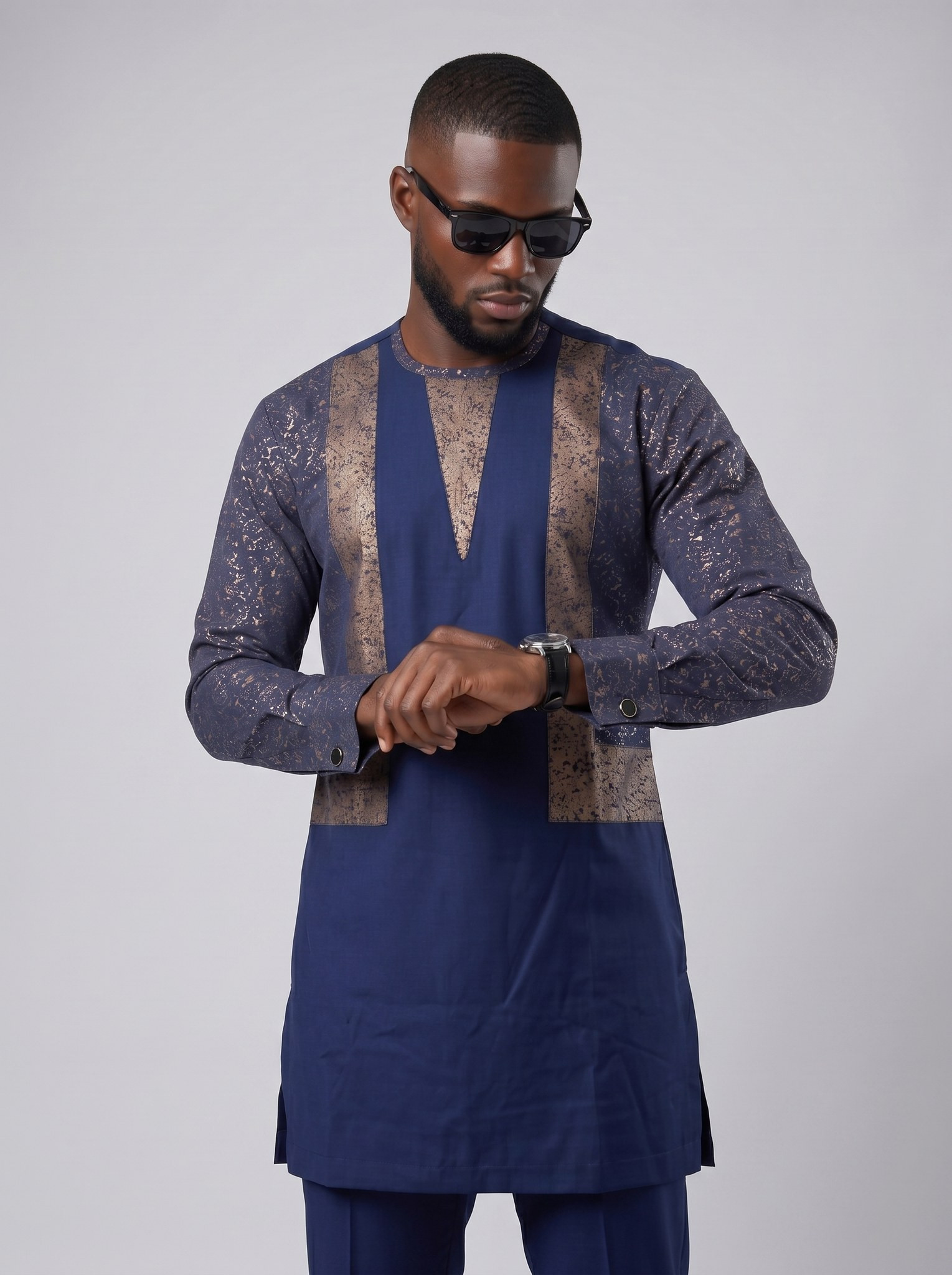 Safari Suit | Men's African Clothing | Zulaikha alternate view