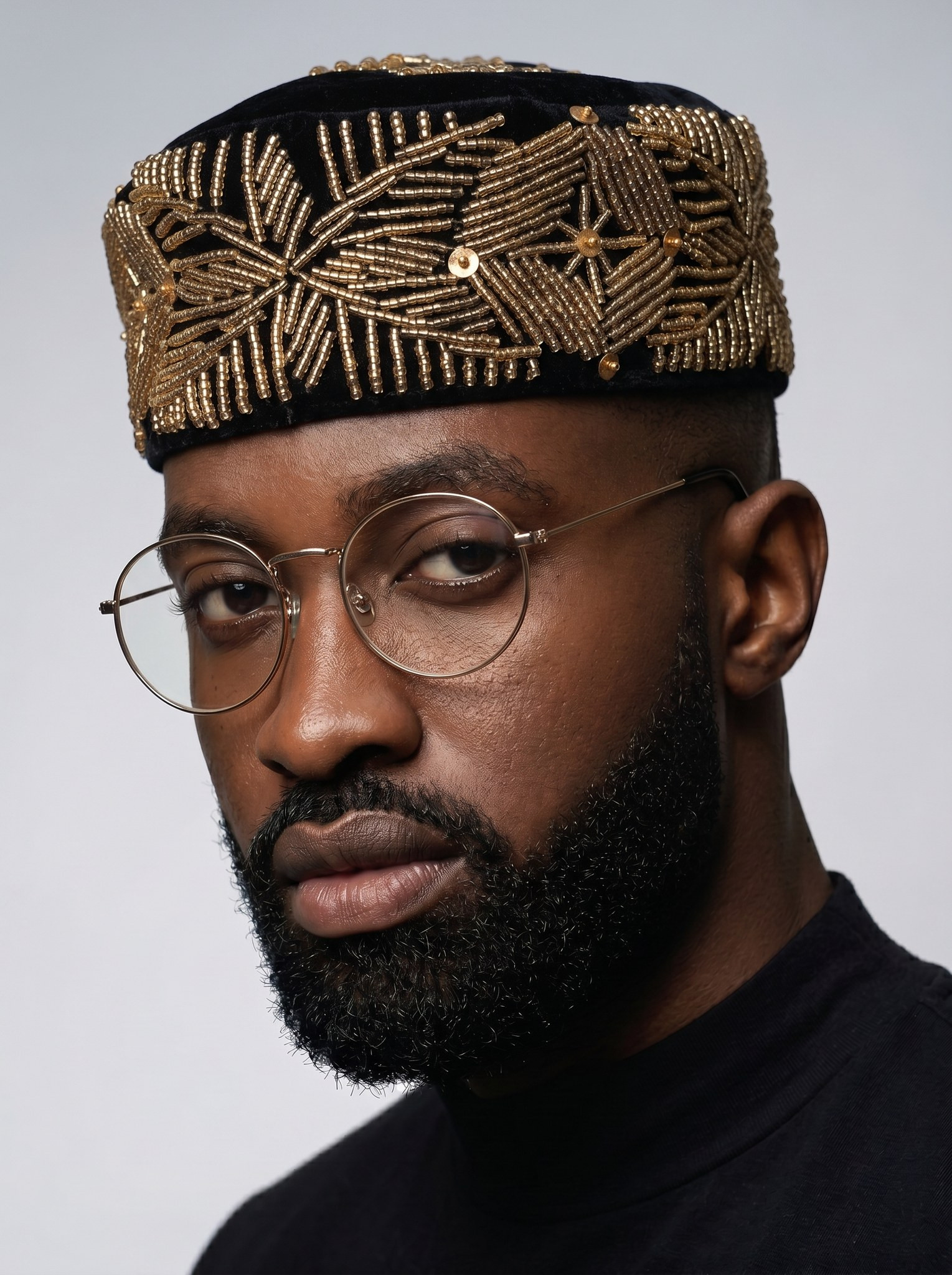 Igbo Cap | Traditional Igbo Hat | Nnamdi alternate view