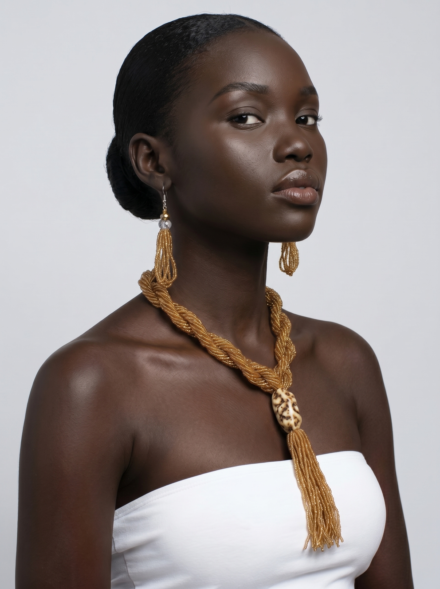 African Jewelry | Vintage Necklace Set | Kekeli alternate view