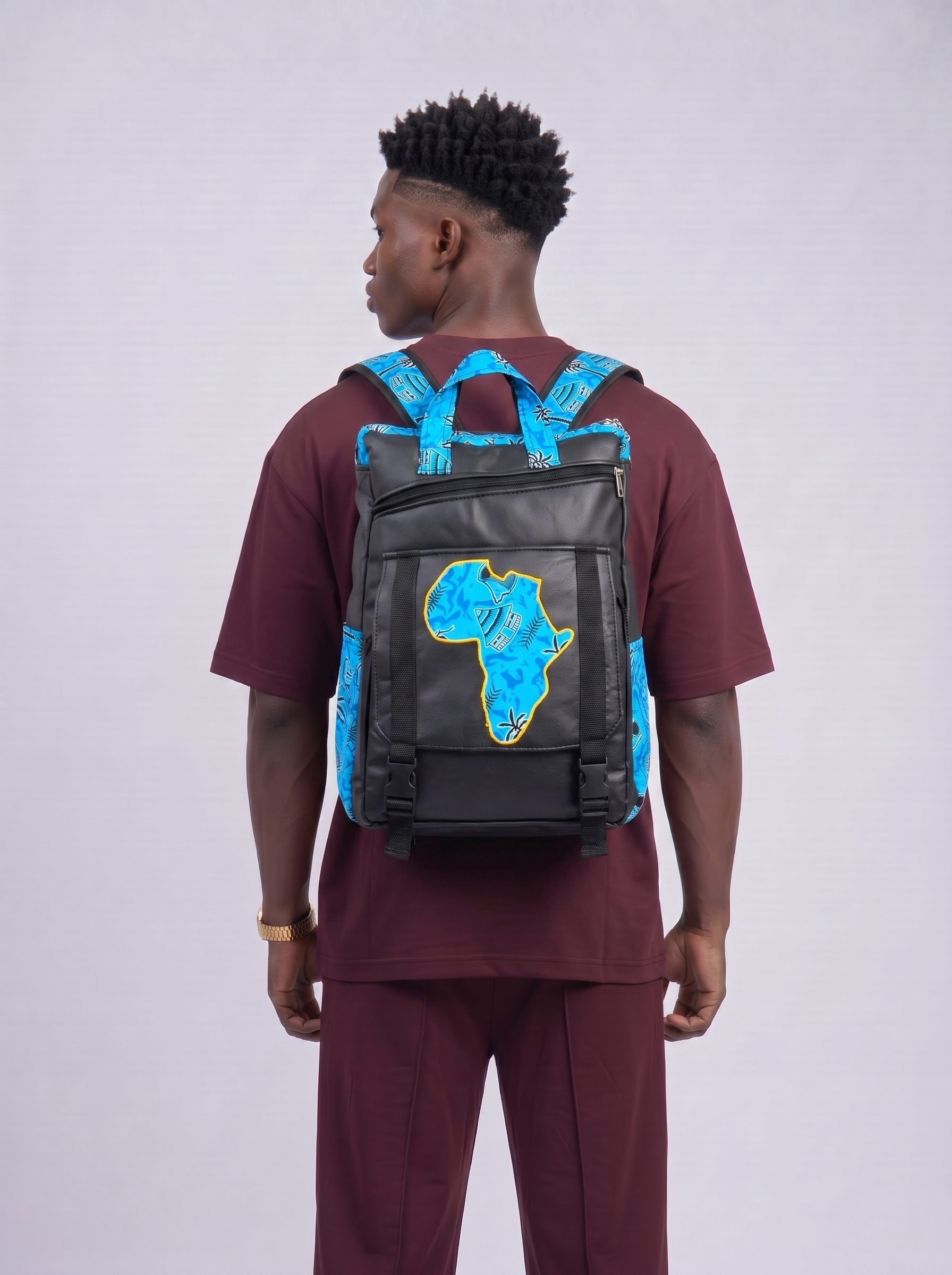 African Backpack – Nyame Dua alternate view