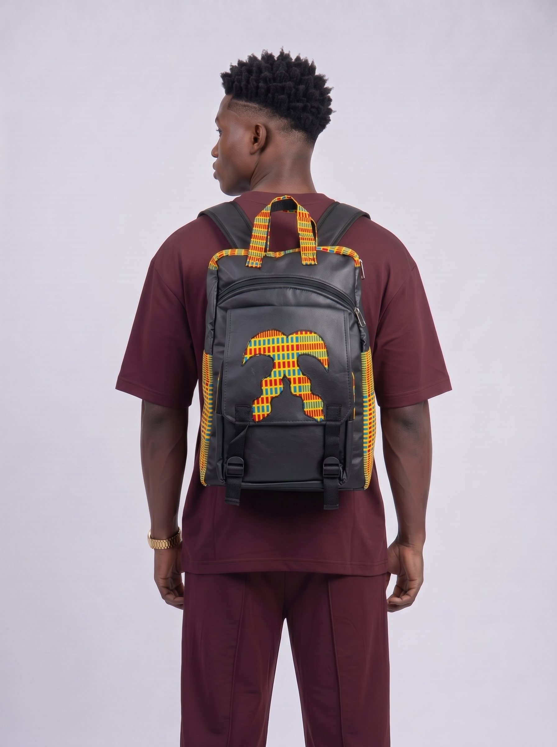 African Backpack – Gye Nyame alternate view