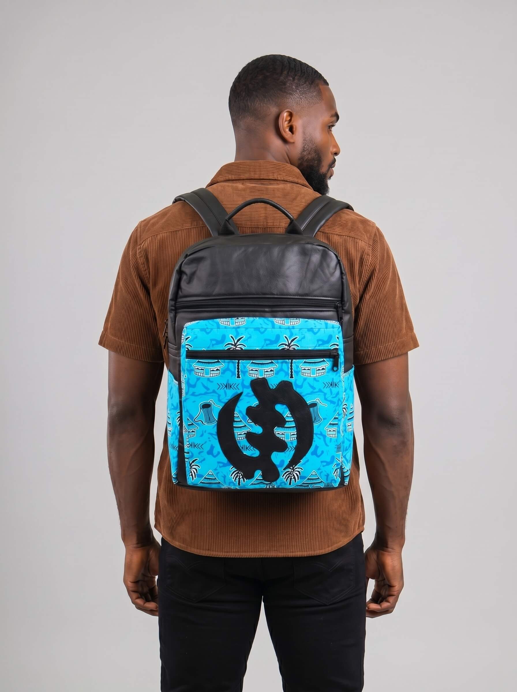 Leather Backpack – All pupose Bag | Gye Nyame alternate view