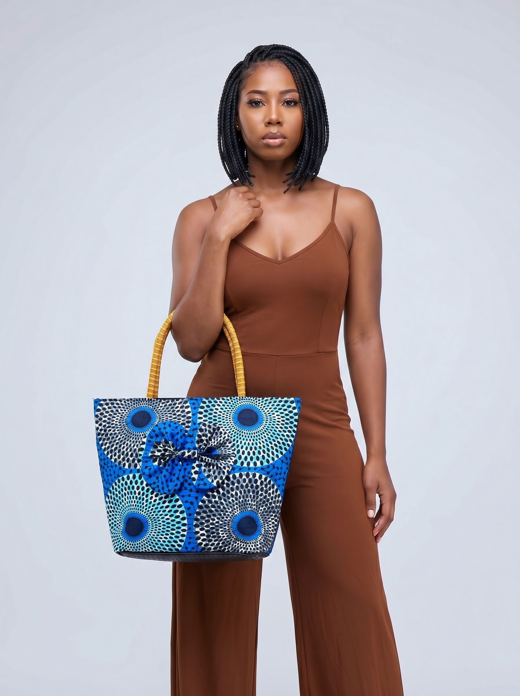 Shoulder Bag – Kente Tote Bag | Nyame Dua alternate view